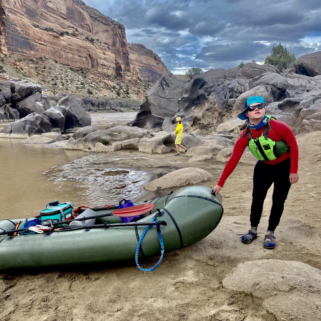 Kayaking Ruby Horsethief on the Colorado River 